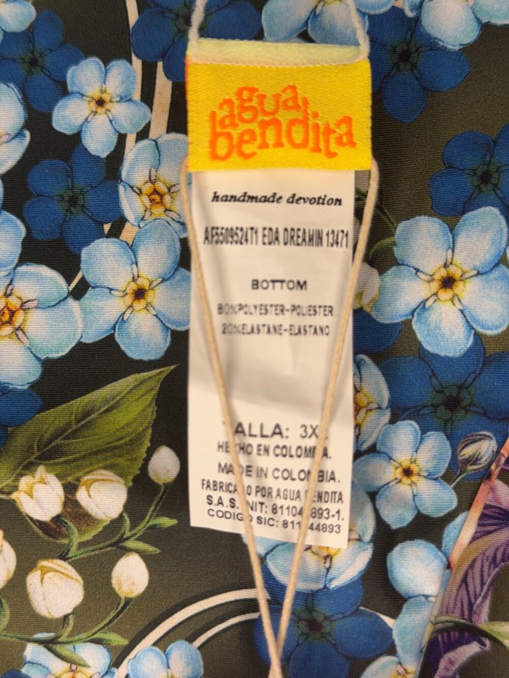 NWTAgua Bendita Eda Dreamin Bikini Bottom – 3XL - MSRP $120 - Picture 10 of 11